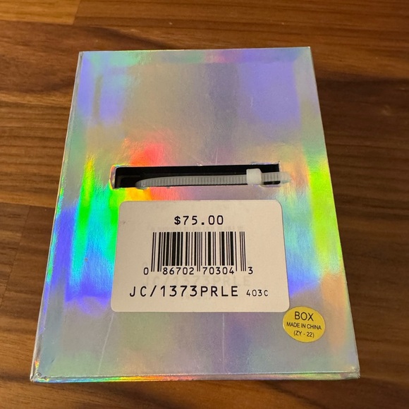 Juicy Couture Black Label Purple Leopard Watch - NIB needs new battery - Picture 4 of 4